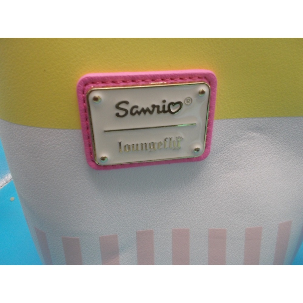 Sanrio Loungefly Hello Kitty Pastel Colorblock Drawstring Bucket Crossbody Bag